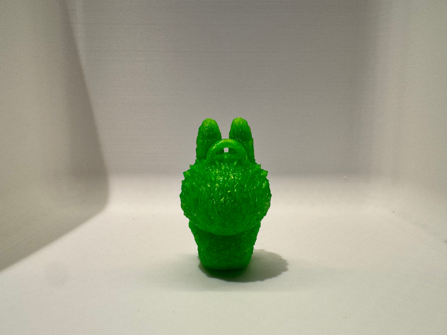 Labubu sleutelhanger Gif Groen