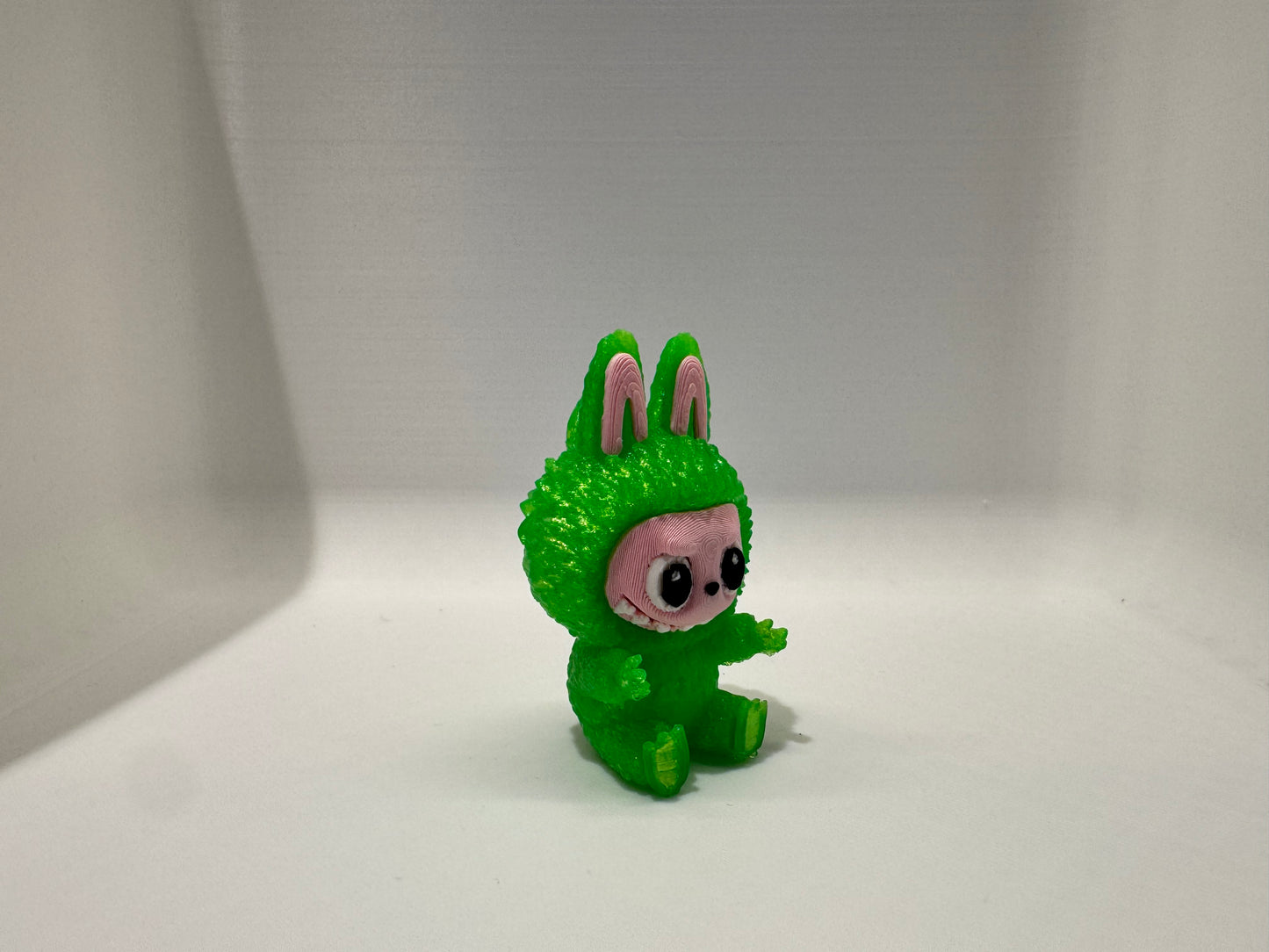 Labubu sleutelhanger Gif Groen