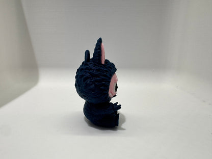 Labubu sleutelhanger Donker Blauw
