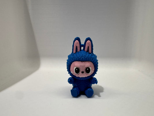 Labubu sleutelhanger Blauw