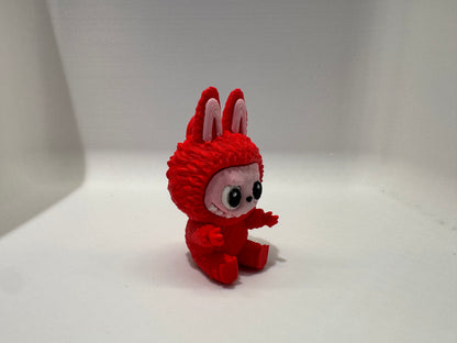 Labubu sleutelhanger Rood