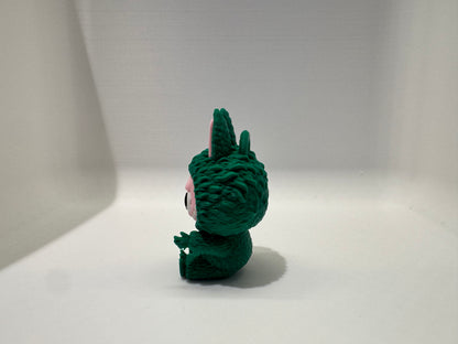 Labubu sleutelhanger Groen